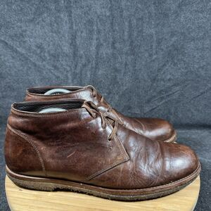 Allen Edmonds Montauk Men’s 11 D Brown Leather Chukka Boot Crepe Sole Shoe Italy